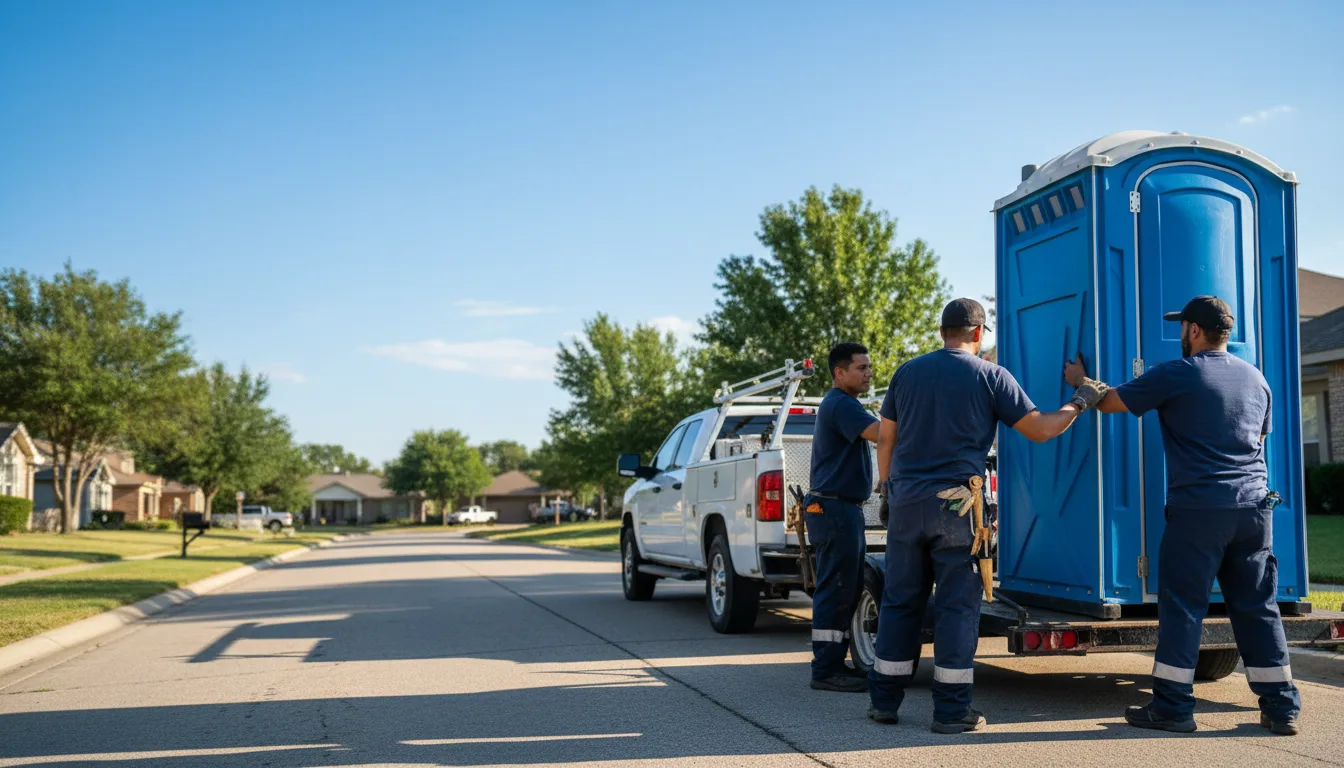 Portable Toilet Rental in Coleman, OK near me